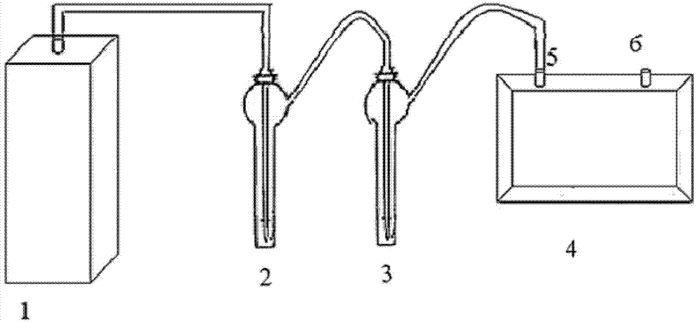 Collection method and measurement method for alkali metals and compounds thereof in air in working place