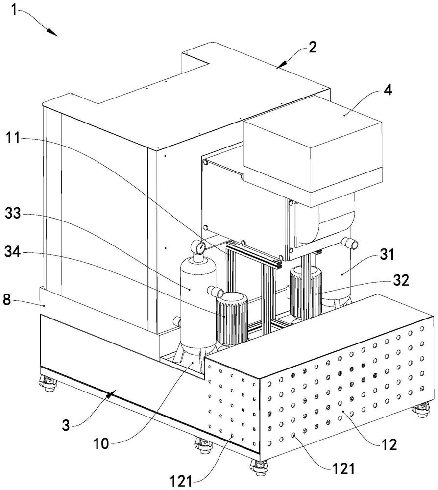 Multi-shaft linkage intelligent high-pressure water deburring device