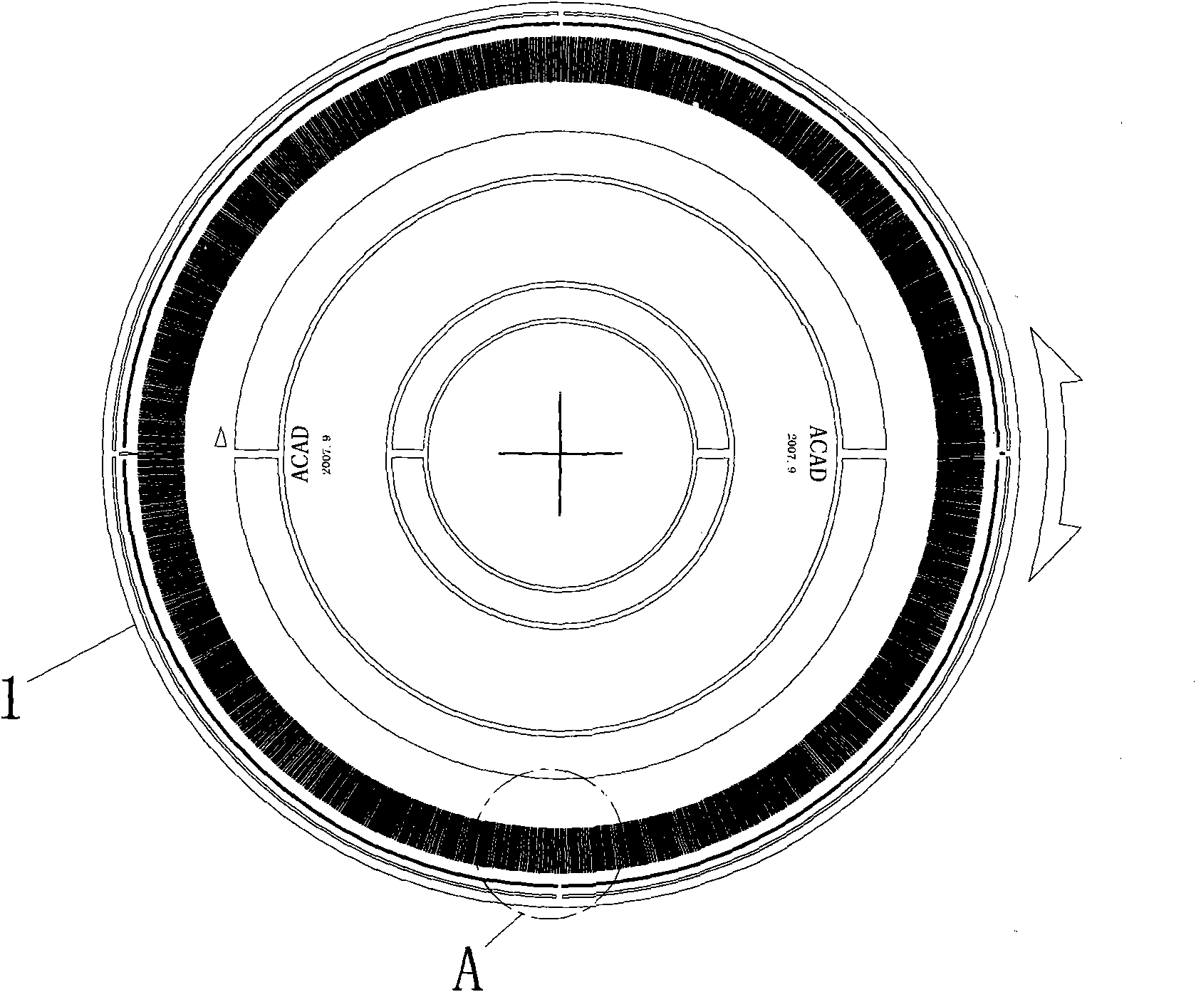 Method for highly accurately measuring absolute angle