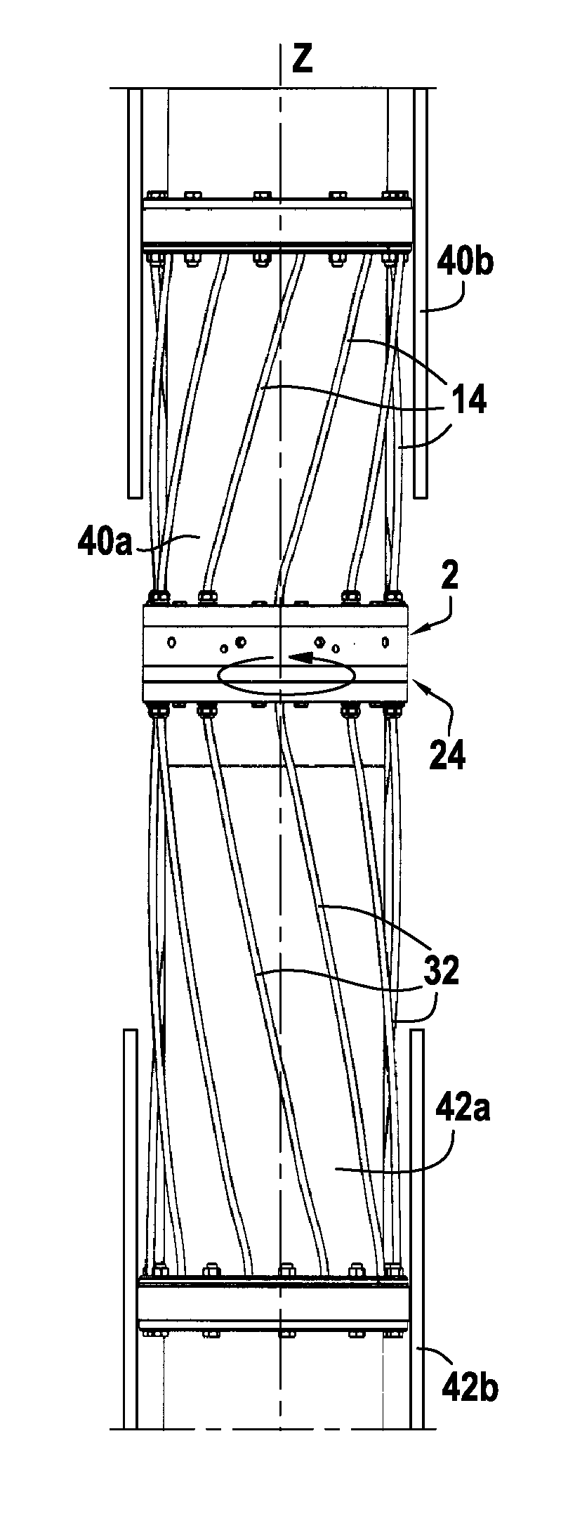 Method For Connecting Cables Of A Pipeline Unit Section To Be Vertically Joined To A Subsea Pipeline For Transporting Fluids