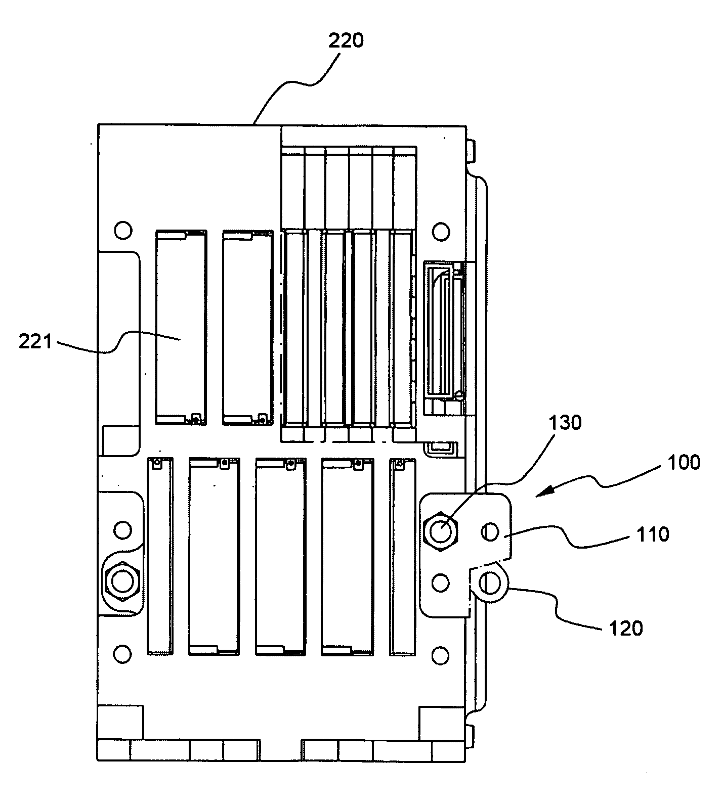 Mechanically and electrically connecting member