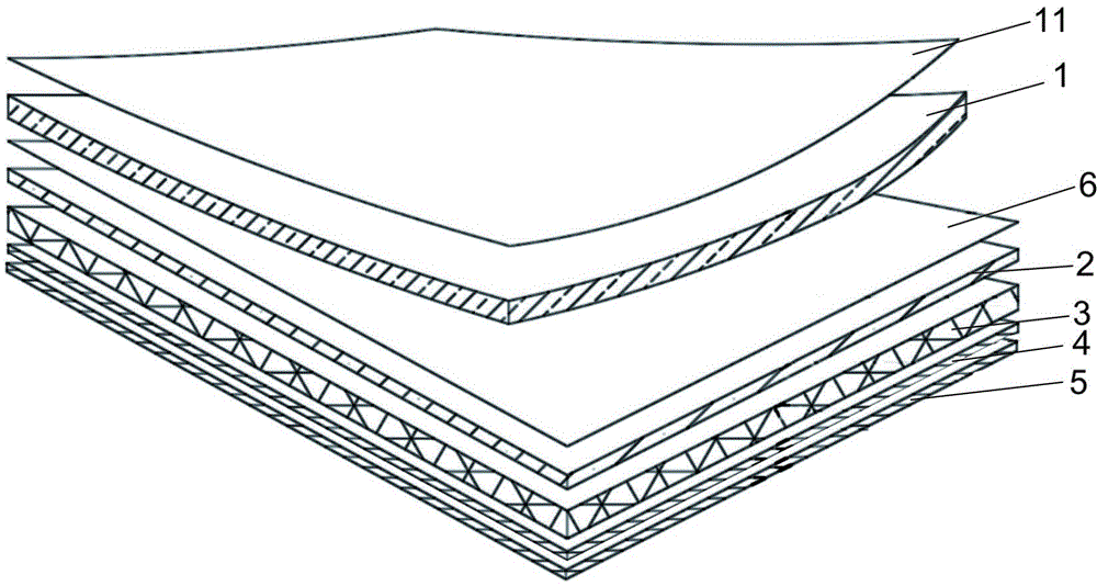 Flexible noiseless self-sinking type non-slip floor