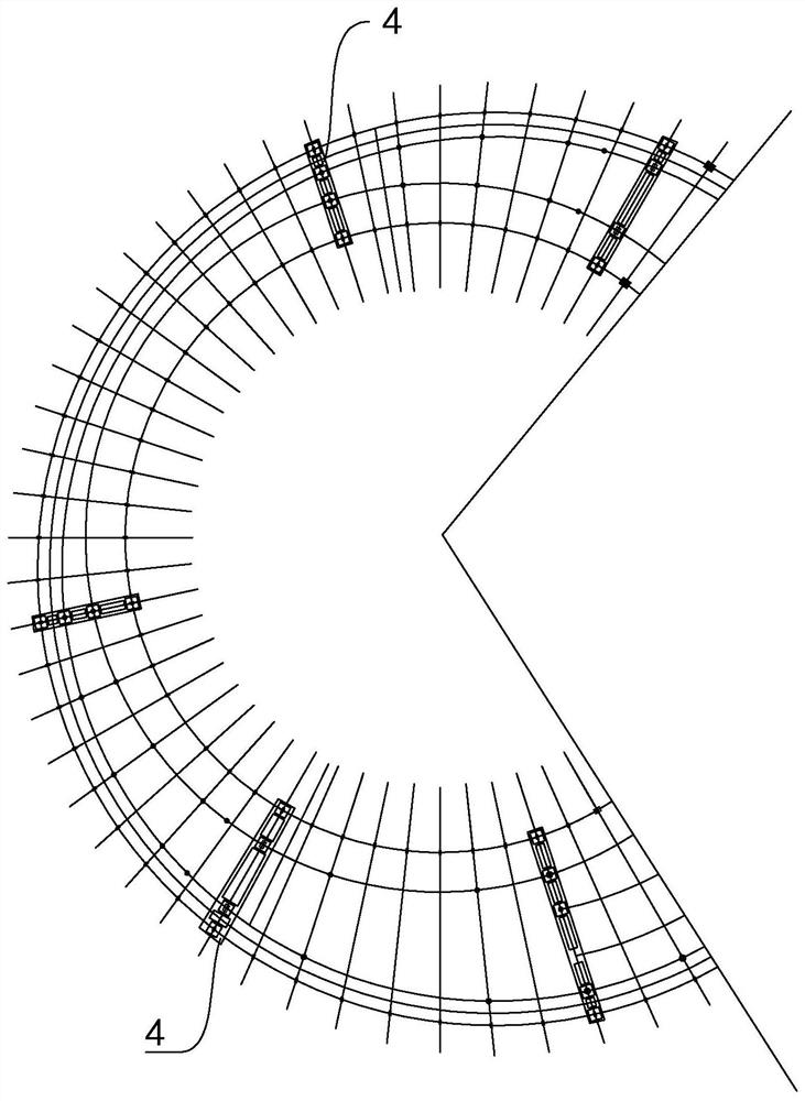 A high-altitude in-situ bulk construction method for ring trusses