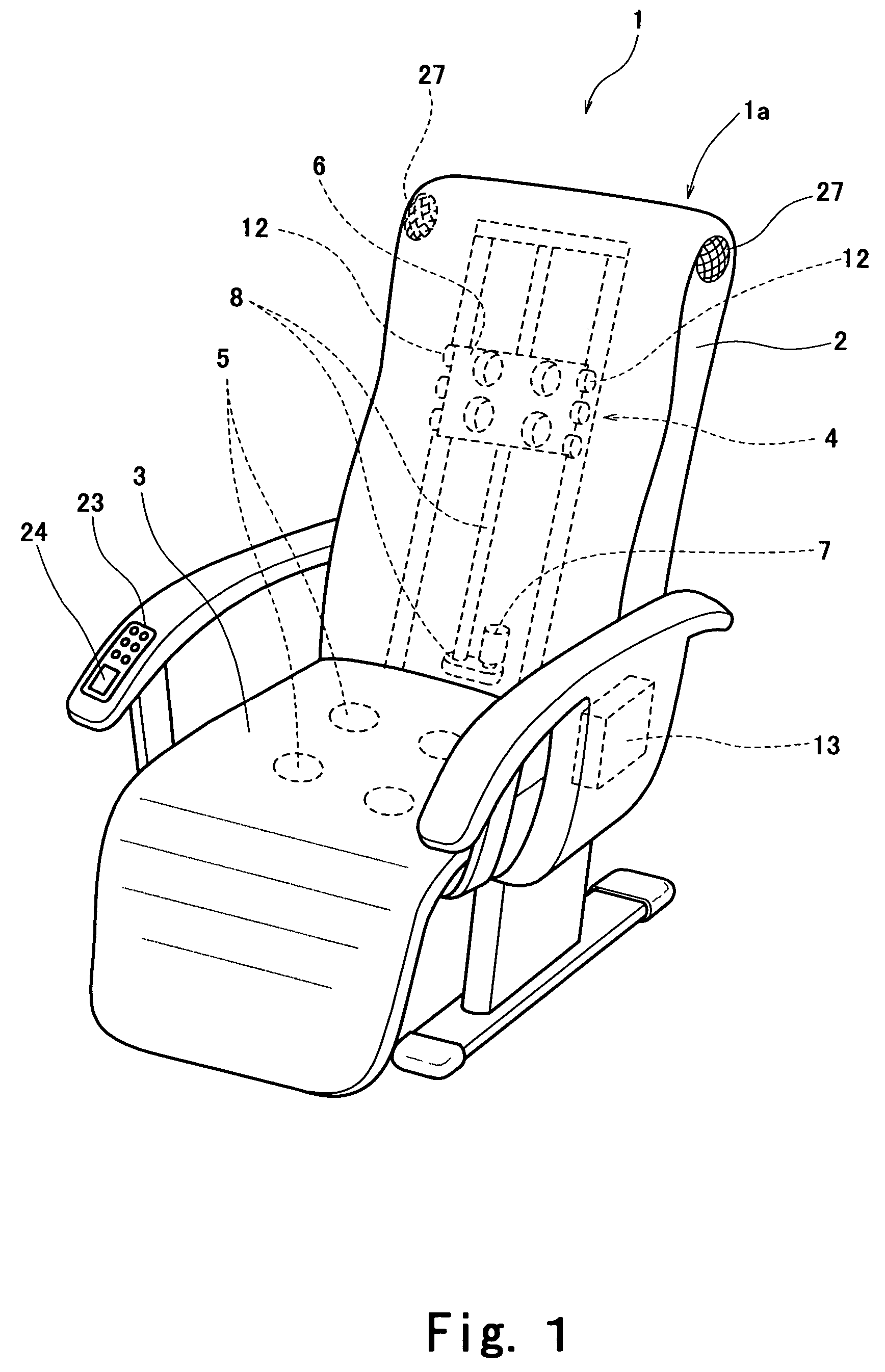 Massage machine, information recorded medium, program writing method