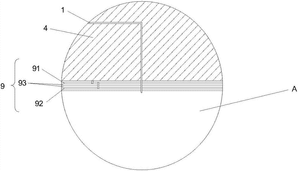 Safe IC protection structure and circuit board