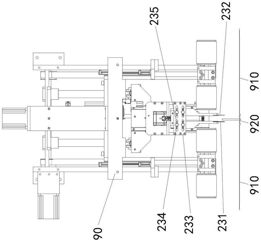 Strip-shaped product transferring and cutting device and method