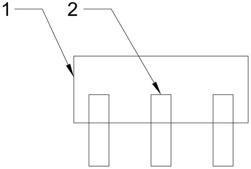 Adjustable foundation platform for tower crane