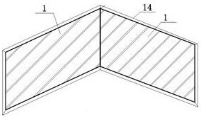 Modular chemical installation of water-stop steel plate and its construction method