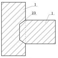 Modular chemical installation of water-stop steel plate and its construction method