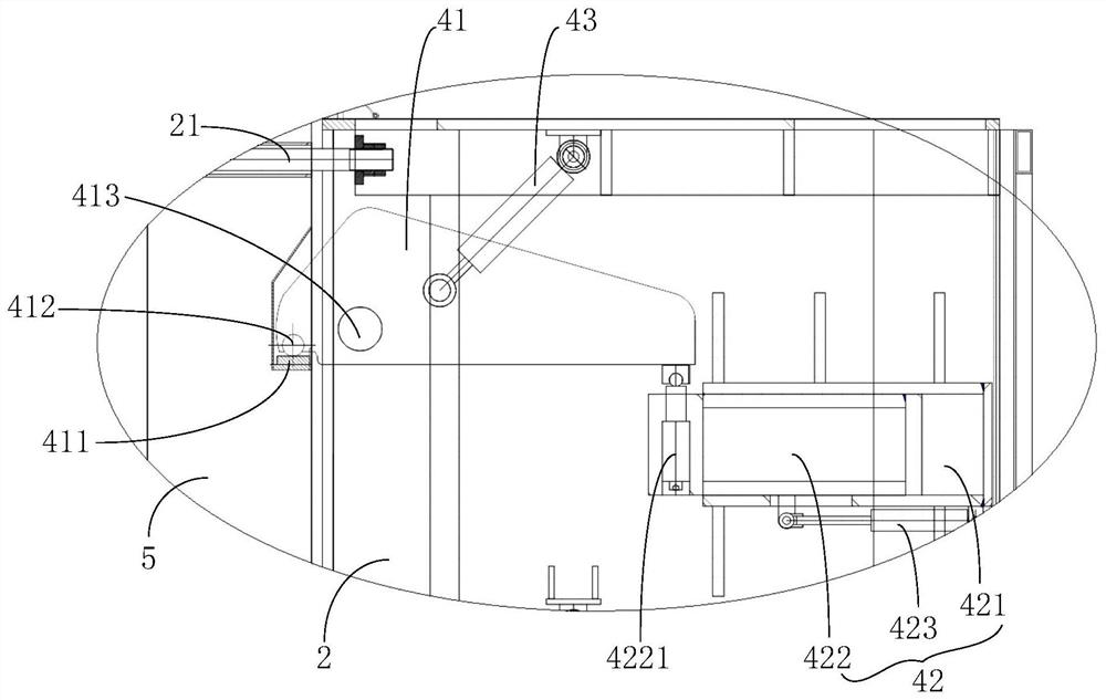 Jacking device with turning claw attached to wall and its jacking method