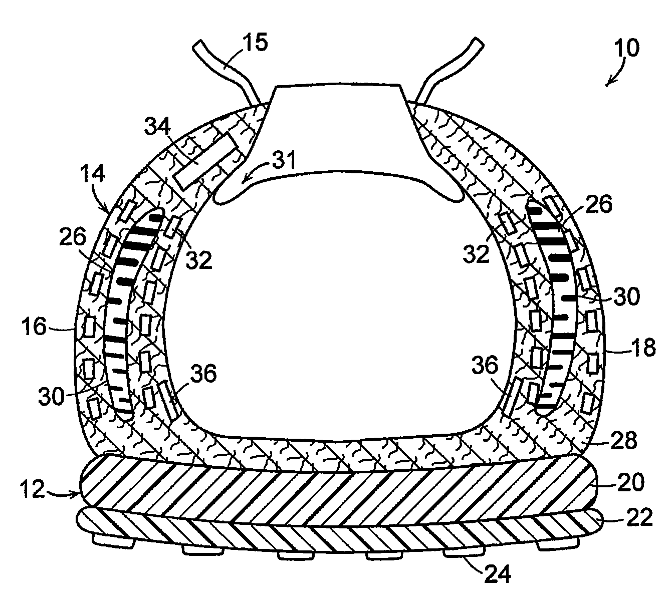 Article of footwear with variable support structure