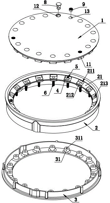 Anti-settlement adjustable well lid