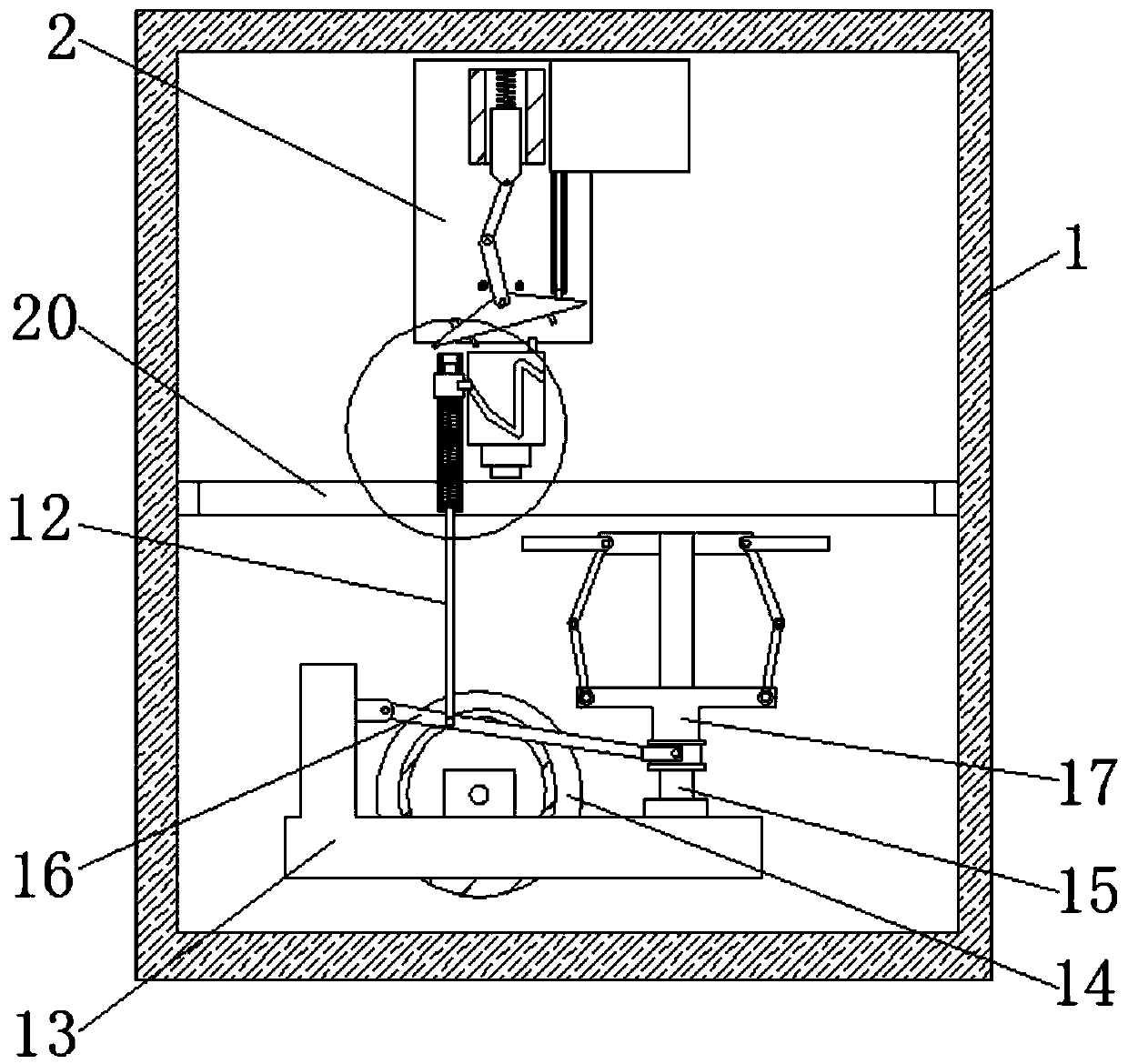 Automatic simple quantitative special packaging device for cosmetics