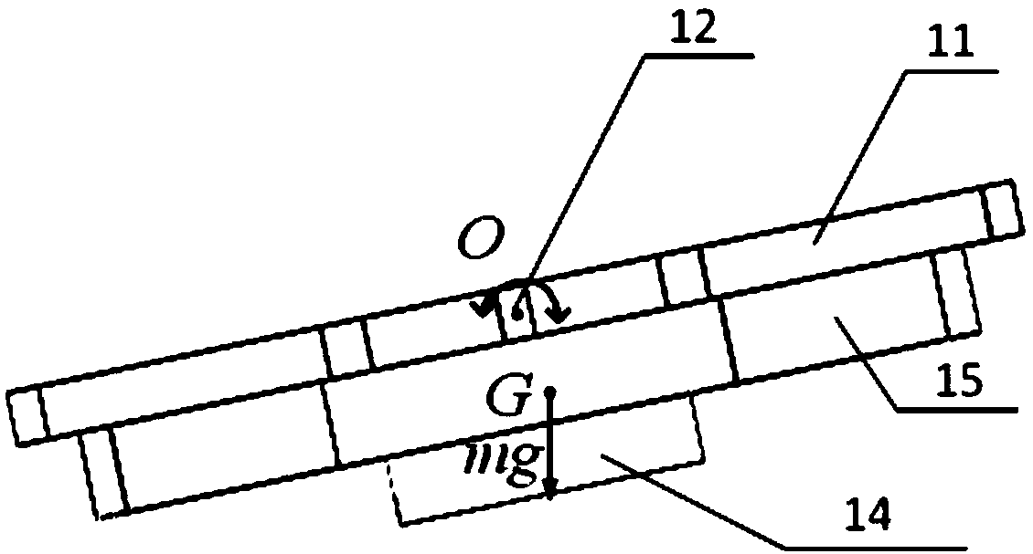 Electromagnetic driving galvanometer for reducing rocking motion