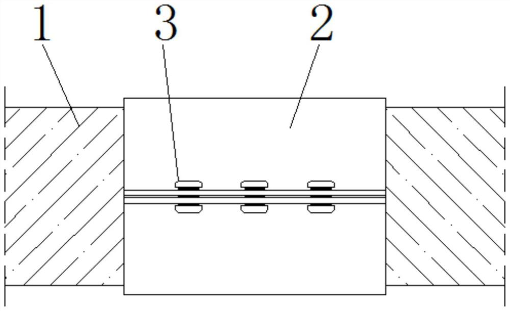 Pipeline connecting device for waste gas treatment