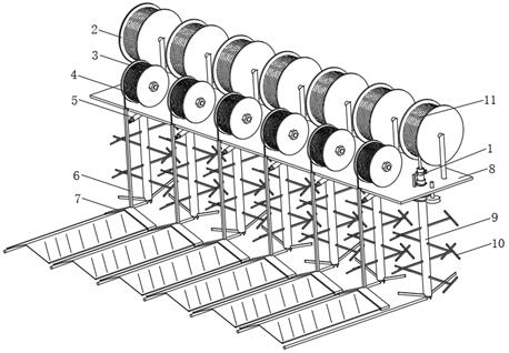 Low-disturbance soil treatment device