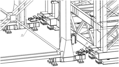 Butt-jointing positioning and locking mechanism for large device