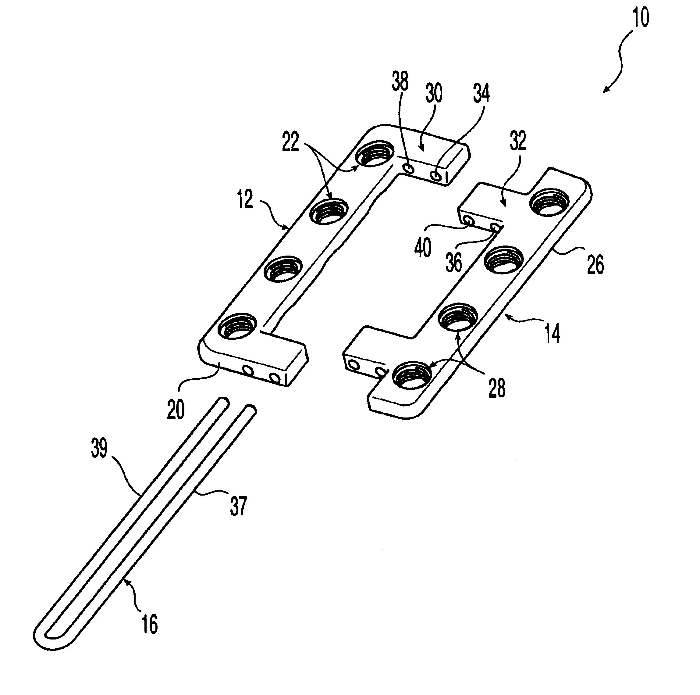 Sternum fixation device