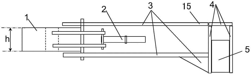 Two-part type immersion type water opening electromagnetic cyclone device and supporting device thereof