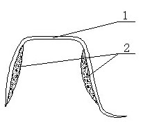 Treatment toothsocket after tooth stone scaling, and fabrication method and application method thereof