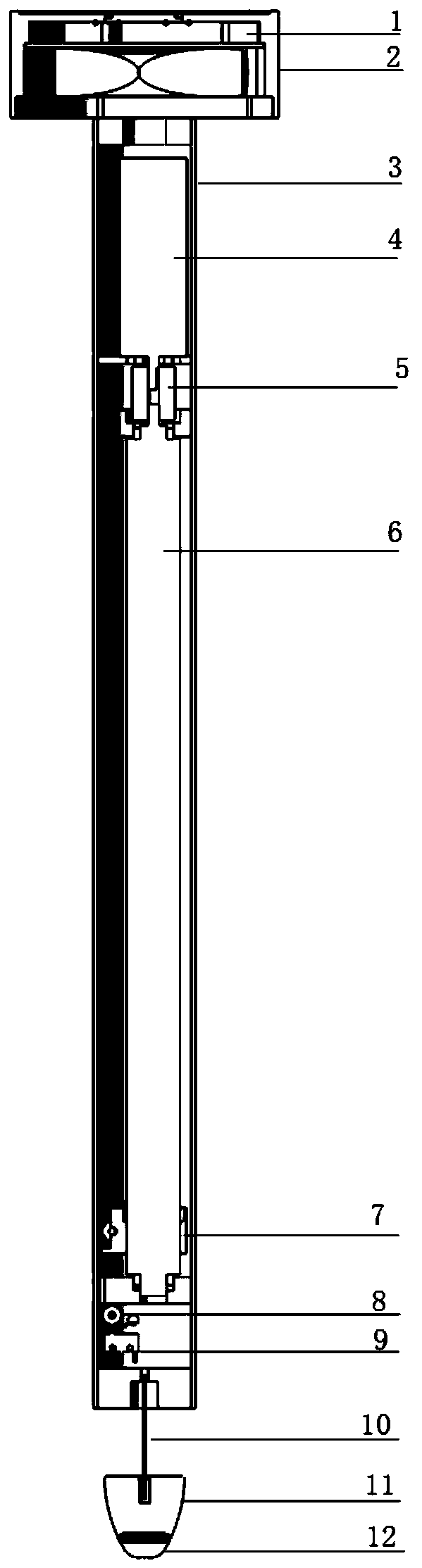 Groundwater level measurement method and device based on potential method and computer equipment