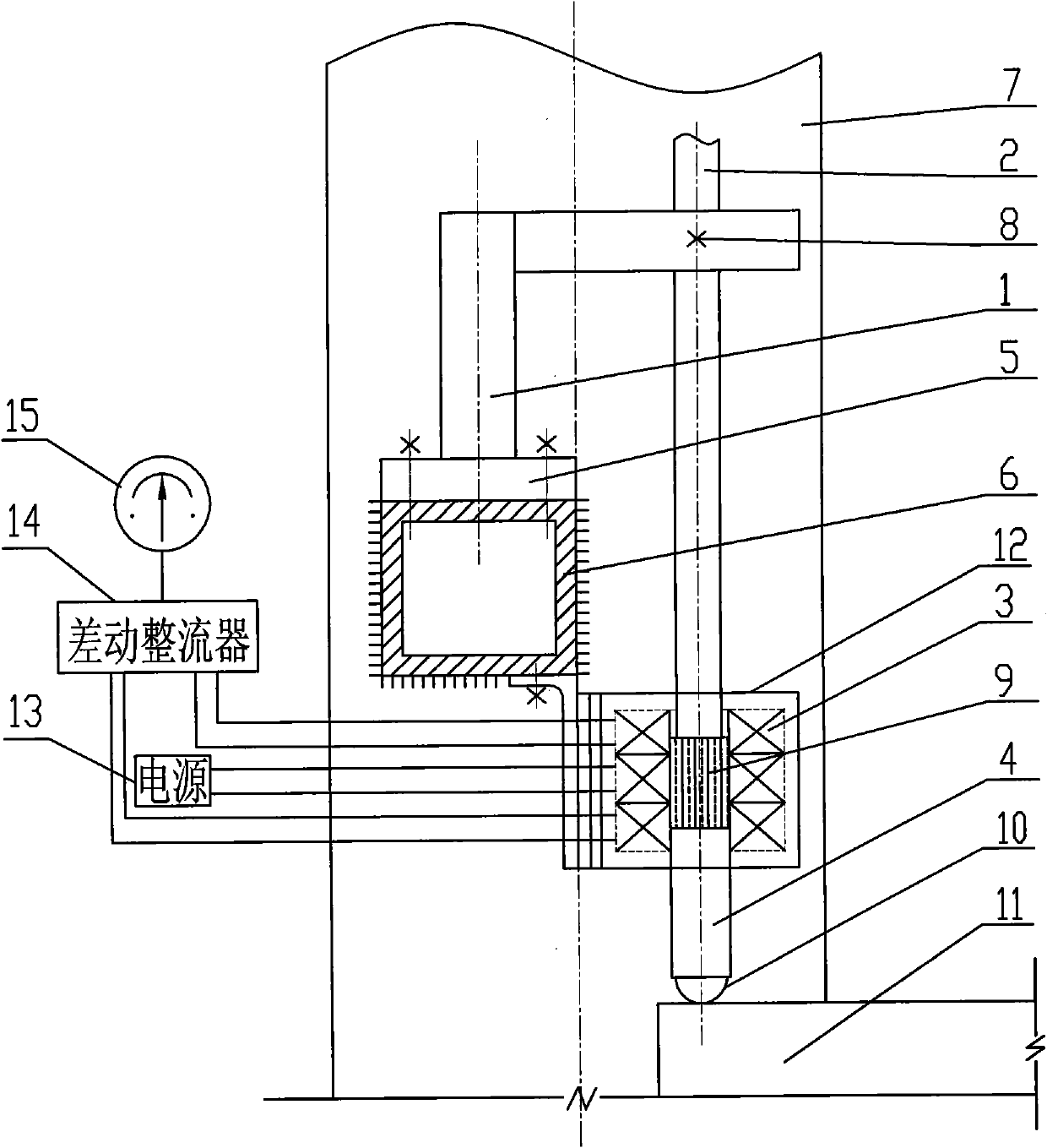 Hydraulic power pile driver with hammer penetration pile test function