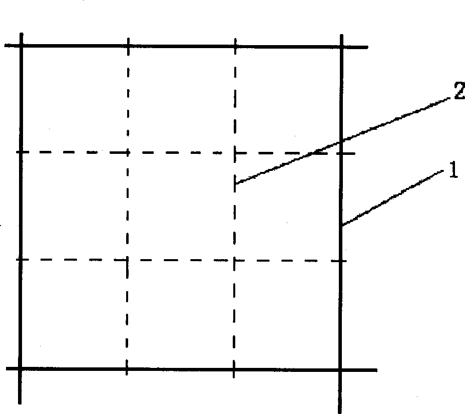 Paper with Chinese character of Jing -like grid for Chinese calligraphy