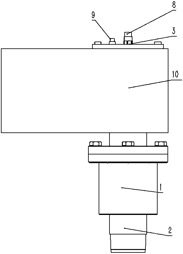 Static sounding signal wireless acoustic transmitter-receiver assembly based on seabed drilling machine