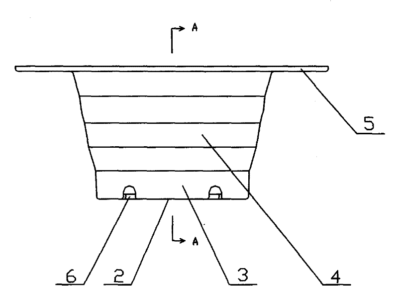 Square reflecting shade