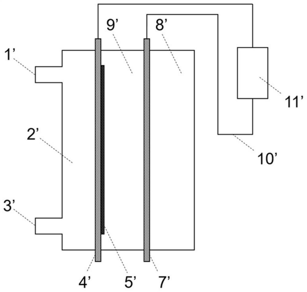 Electrocatalytic acetylene hydrogenation reaction method