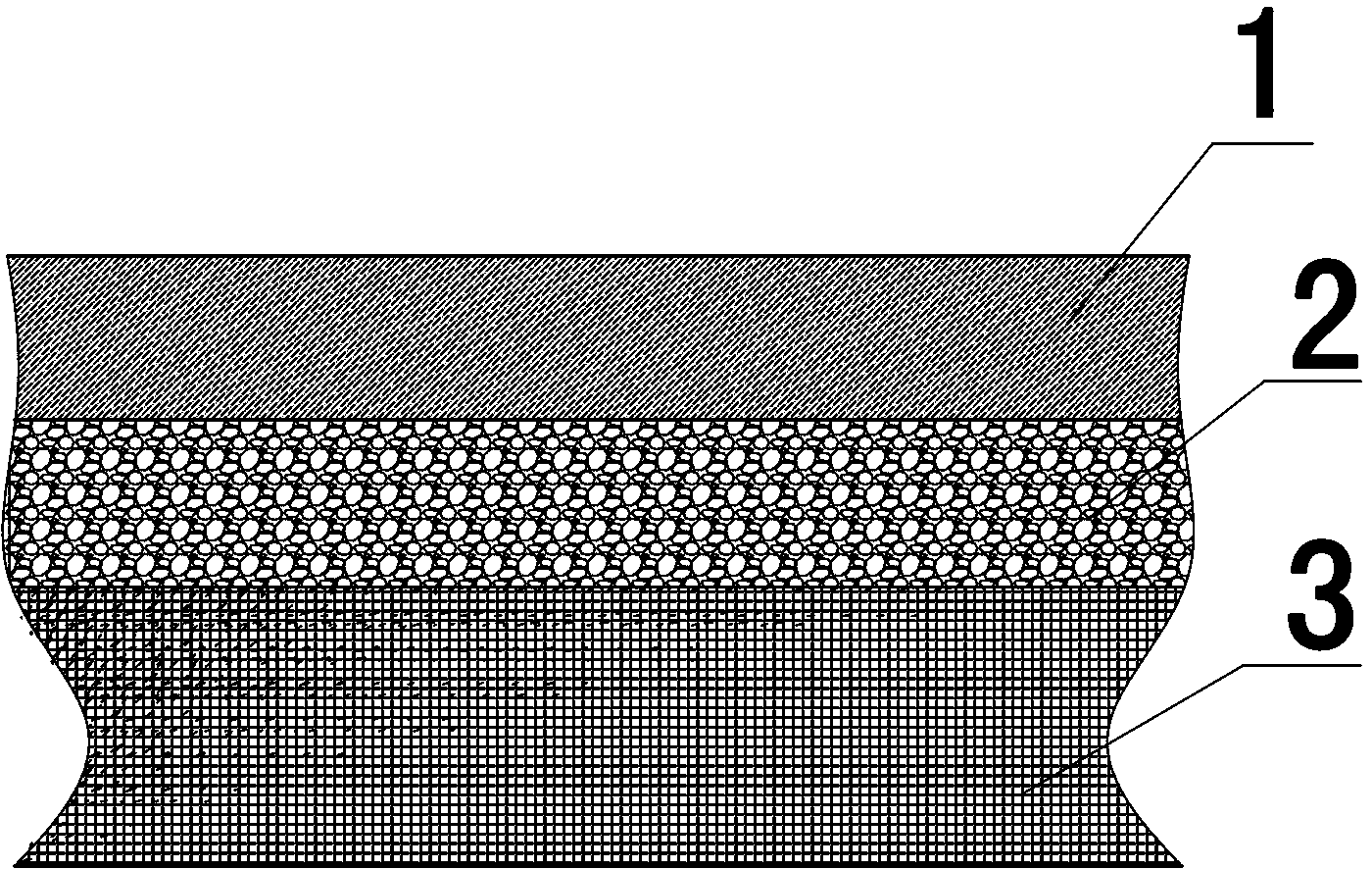 Semi-rigid pavement structure and joint type graded broken stone mixture used in semi-rigid pavement structure