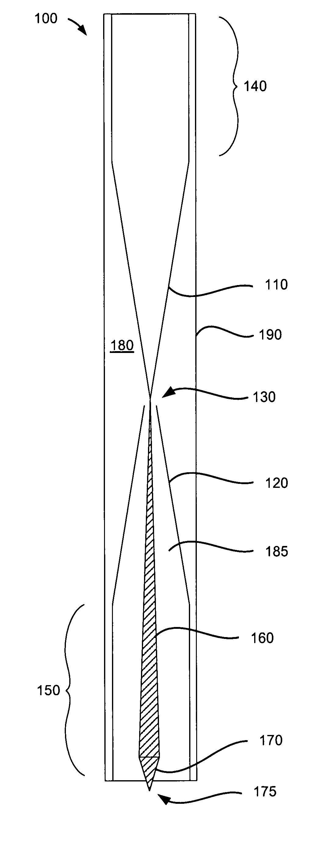 High impedance bicone antenna