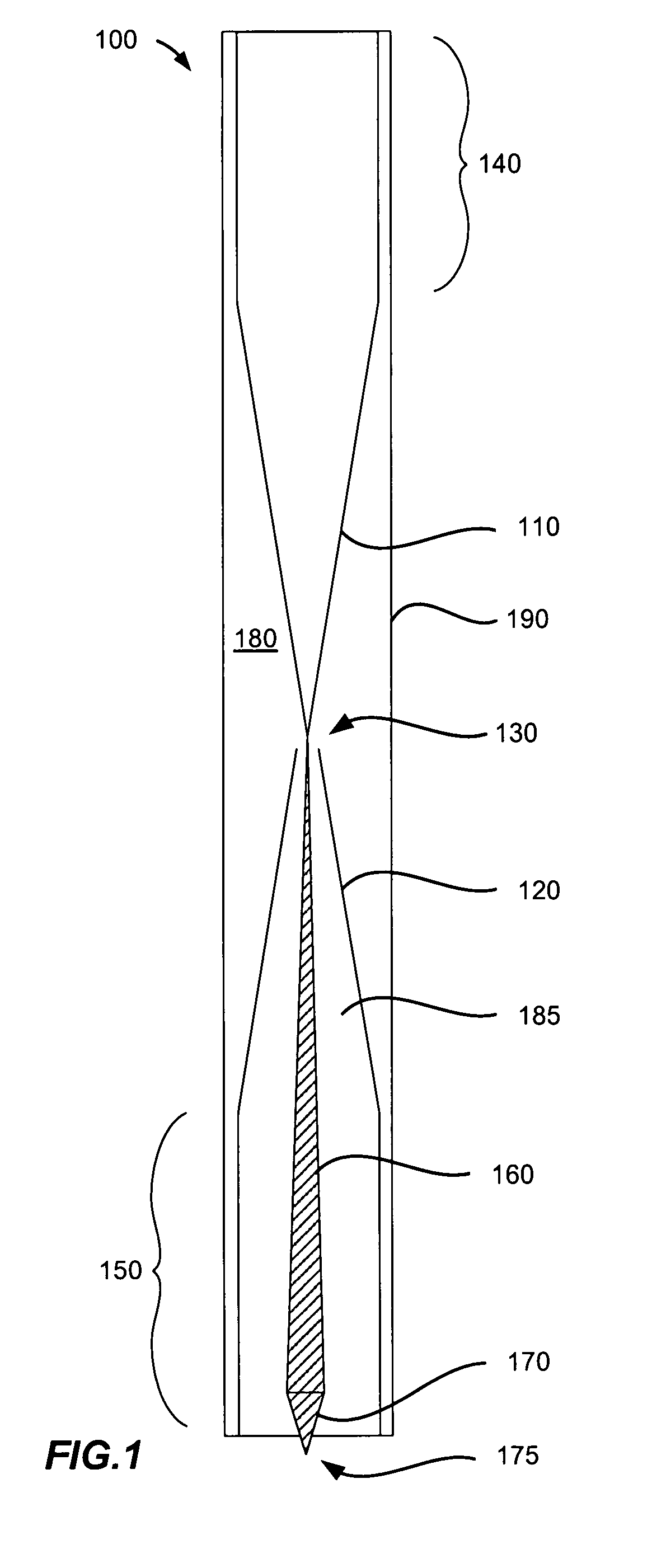 High impedance bicone antenna