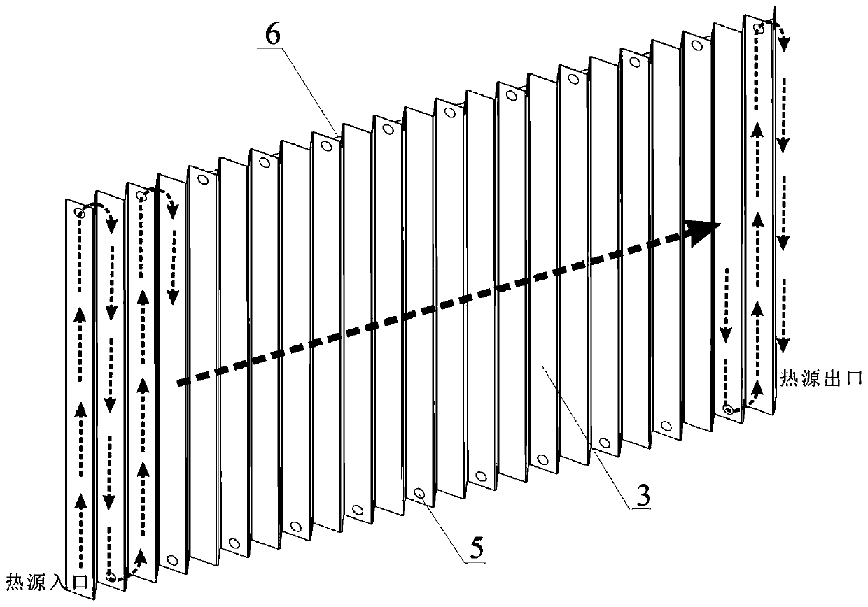 A hangar door structure with anti-icing function and its manufacturing process