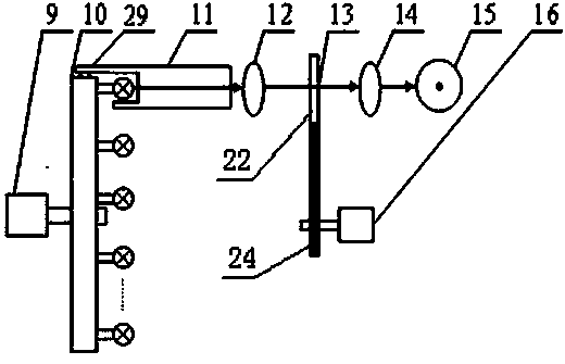 Water quality COD detection method and apparatus based on LED multi-feature wavelength