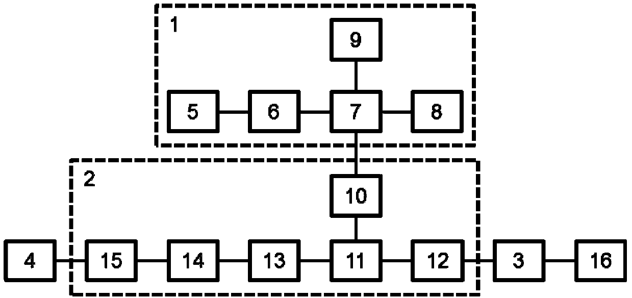 Optical fiber living body fluorescence excitation spectral imaging device