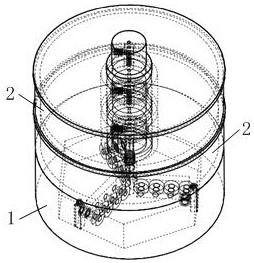 Anti-toppling biological test box