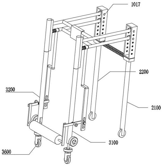 Dual-mode conversion anti-toppling orthopedic walking aid