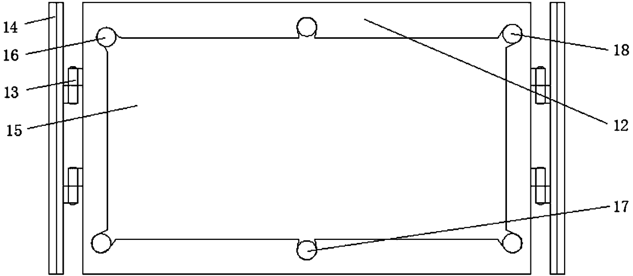 Novel liftable household hallway table