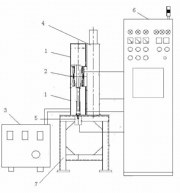 Device for growing tellurium-zinc-cadmium crystals by traveling heater method