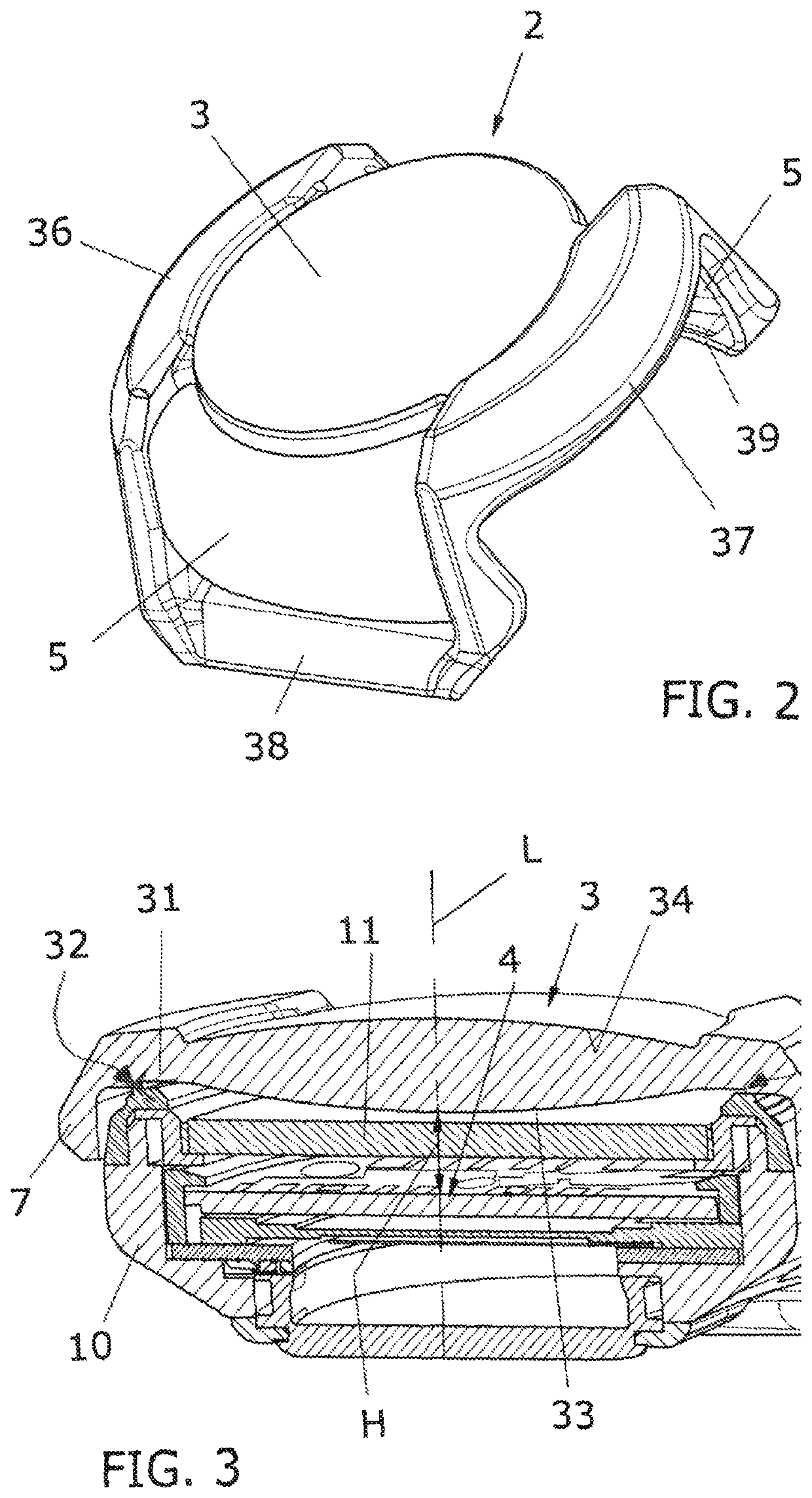 Protective shroud for a dive watch