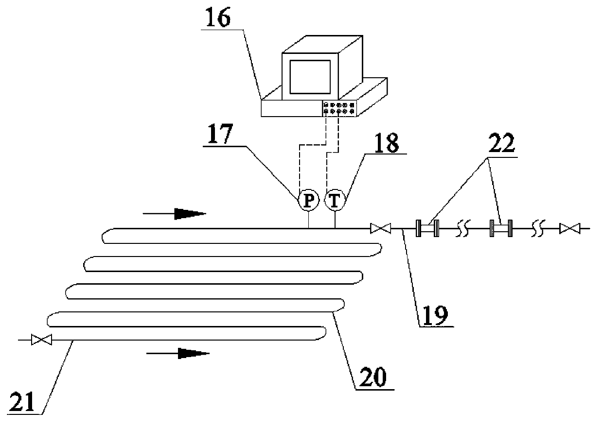 Gas hydrate pipeline conveying method and gas hydrate pipeline conveying device