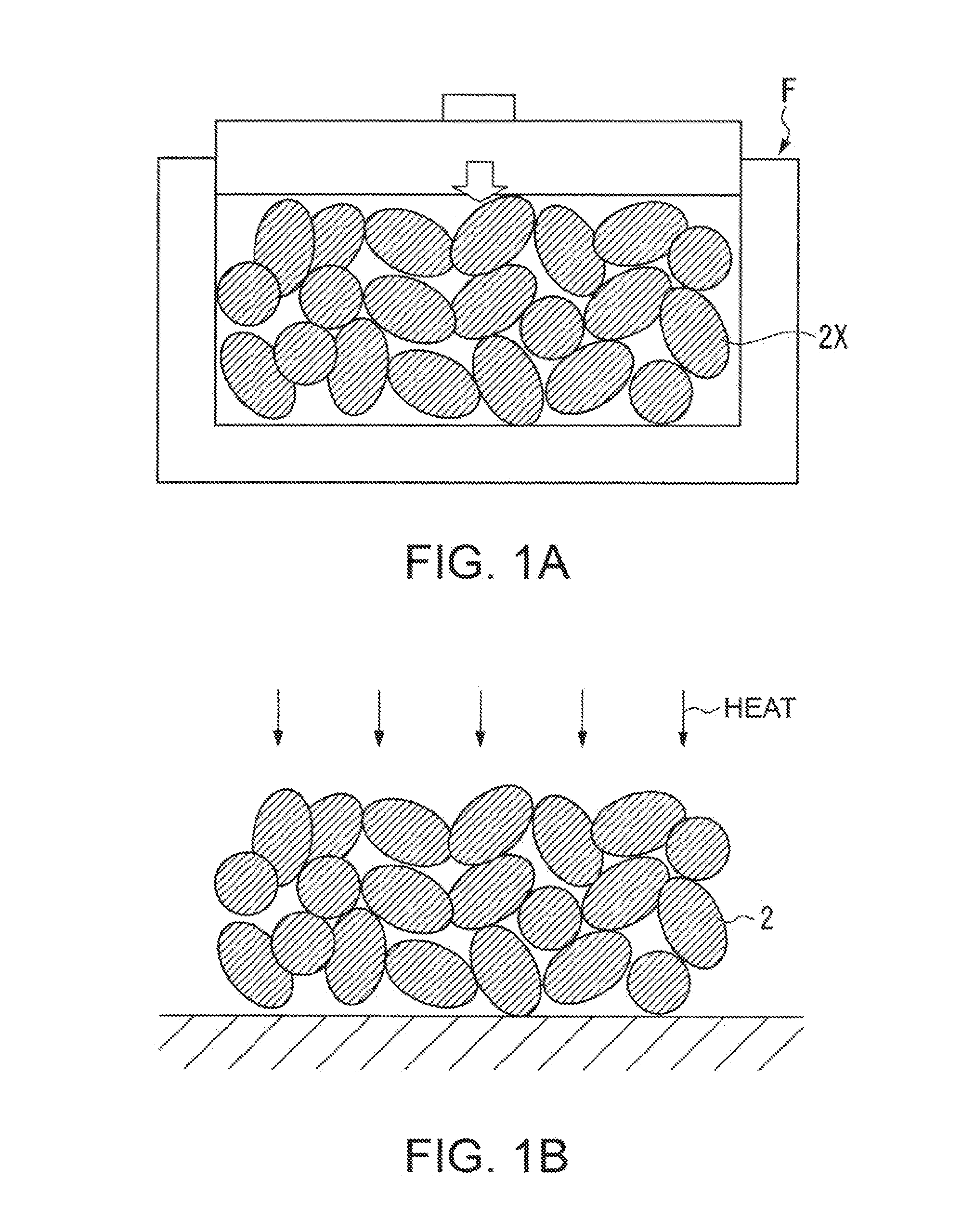 Method for producing active material molded body, active material molded body, method for producing lithium battery, and lithium battery