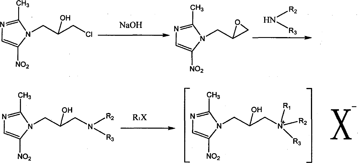 Nitroimidazole derivative in therapy