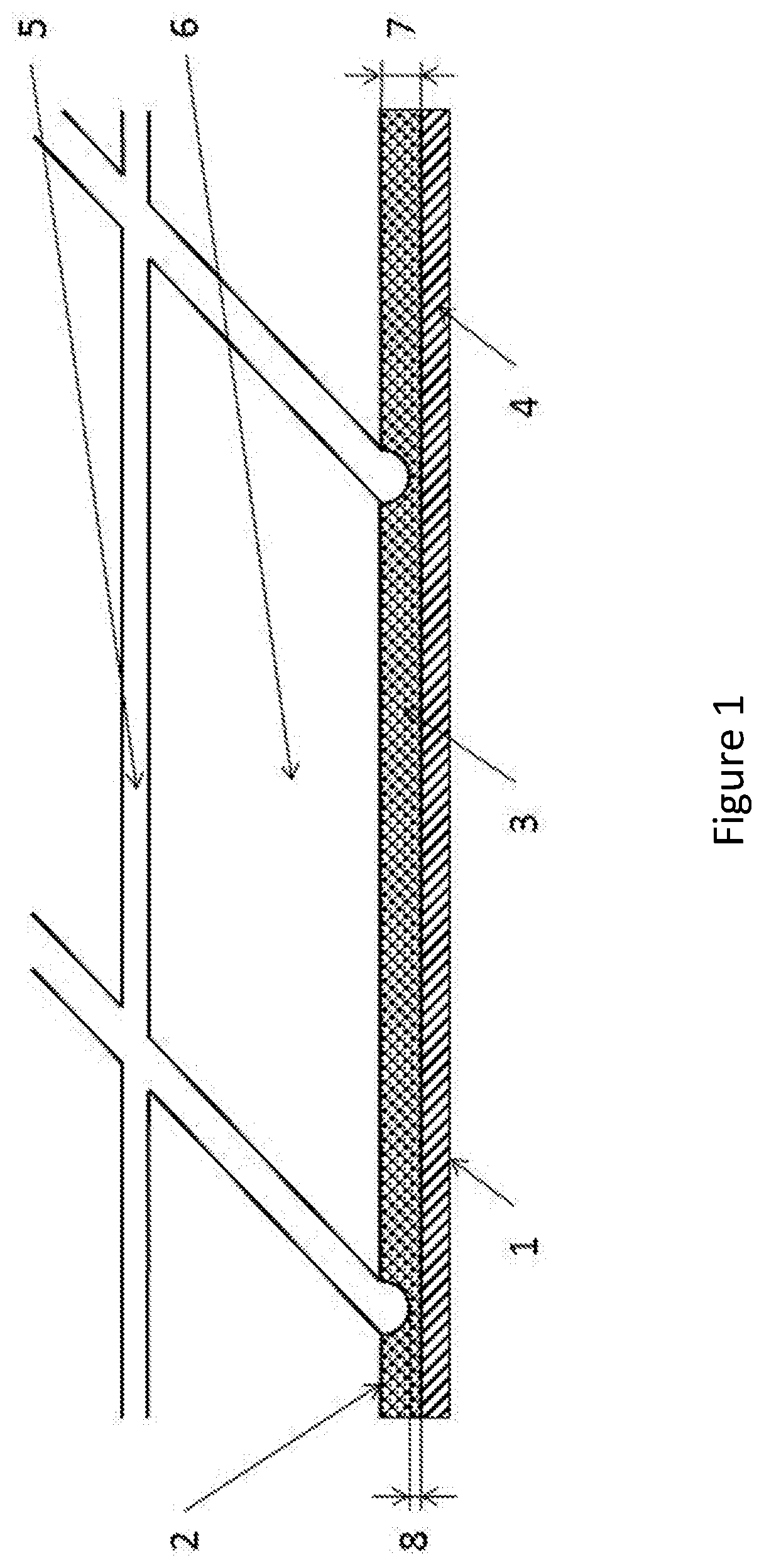 Textured porous barrier transfer casing