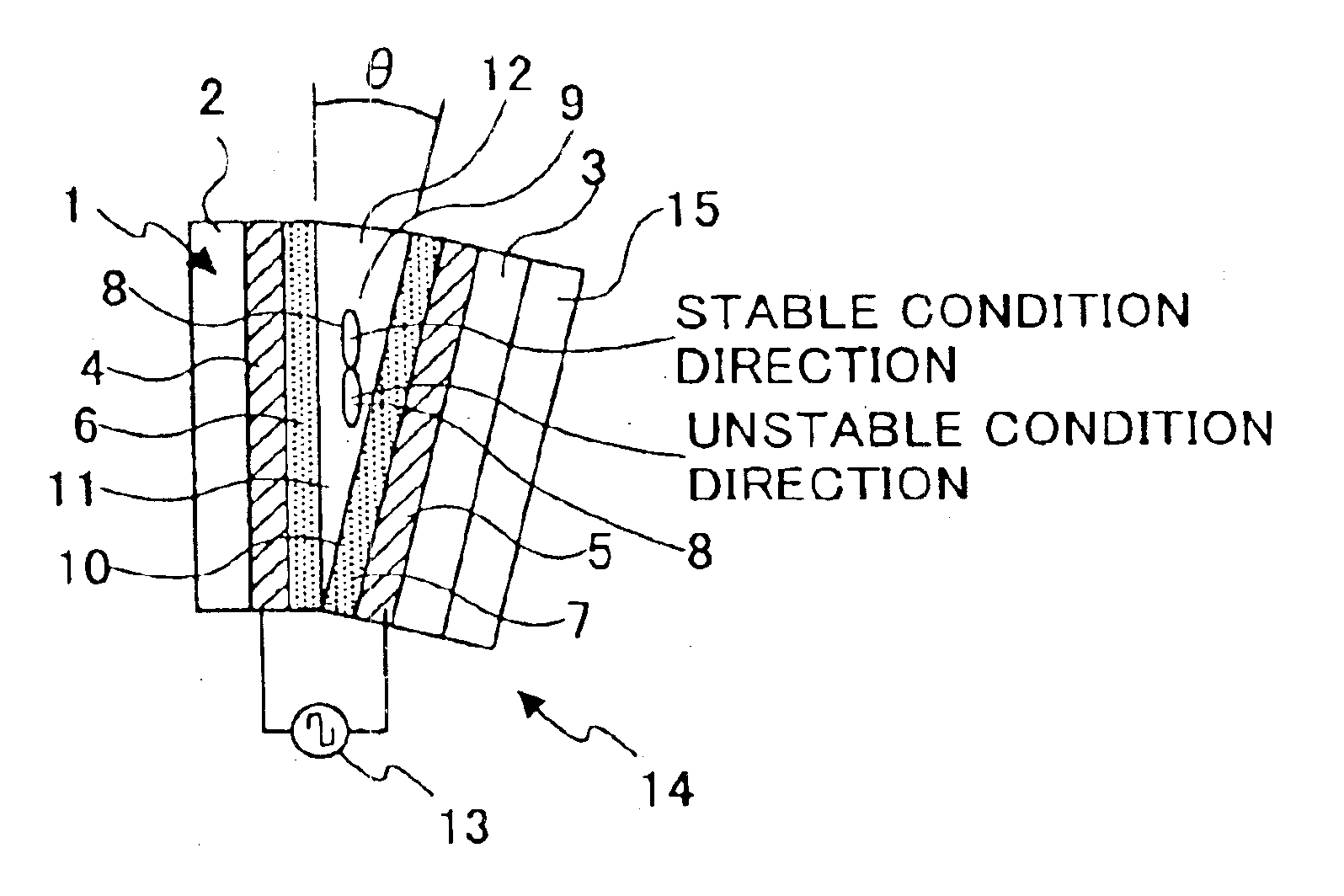 Optical path deflecting element, optical path deflecting apparatus, image displaying apparatus, optical element and manufacturing method thereof