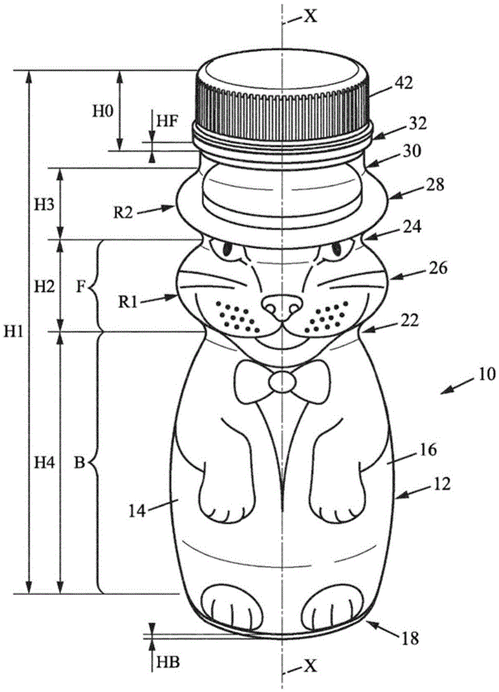 A beverage bottle, a method of manufacturing a beverage bottle and a method of designing an illustration