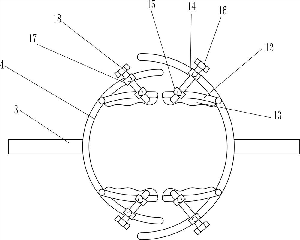 A garden tree planting support frame