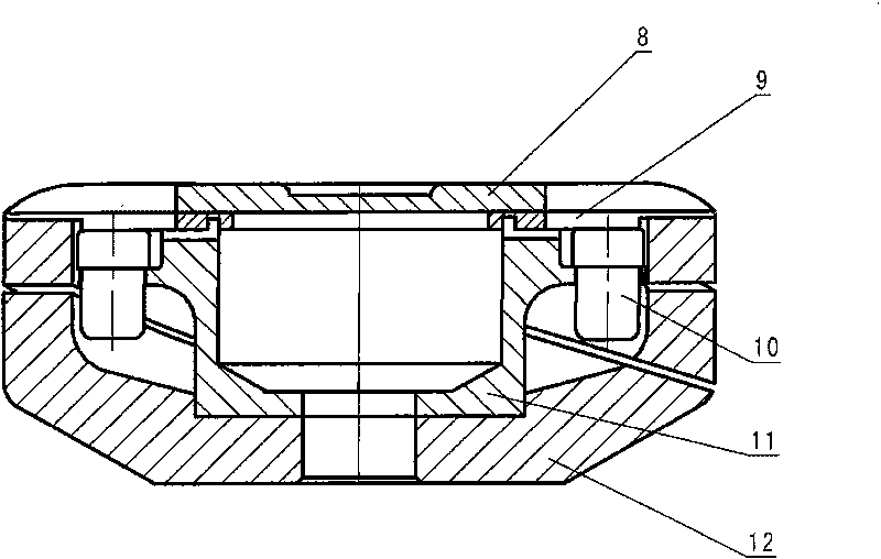 Vacuum switching tube for protective circuit breaker of generator outlet