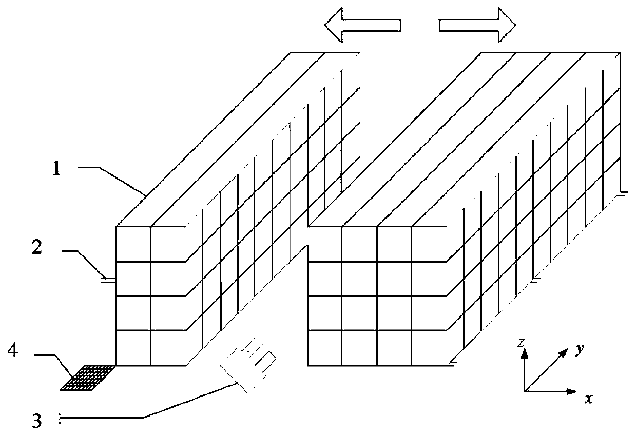 Goods location distributing method of mobile shelf warehousing system for refrigeration house